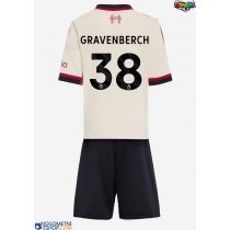 Otroški Nogometni dresi Liverpool Ryan Gravenberch #38 Gostujoči 2025-26 Kratek Rokav (+ Kratke hlače)
